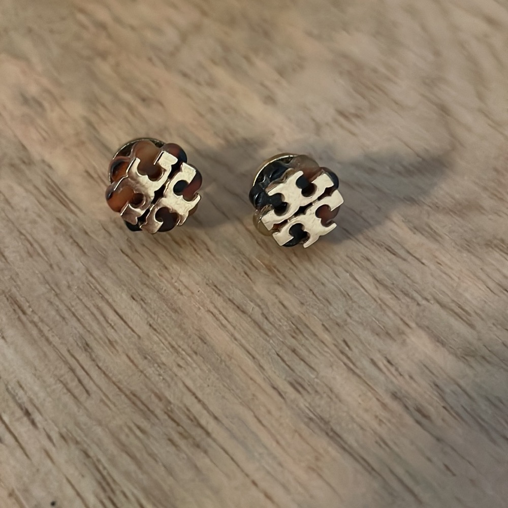 Tory Burch tortoise studs